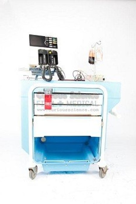 Blue Modern Crash Cart Defib Priced Seperately